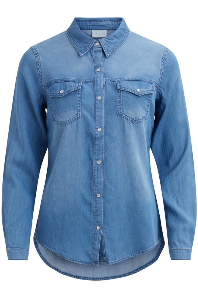 VIBISTA DENIM SHIRT-NOOS 14033008 MBD Clean